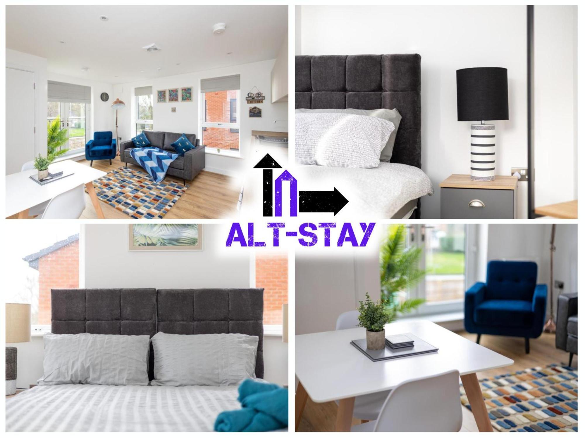 Alt-Stay - Modern 2-Bed With Ev Supply Equipment & Parking - Near Ring Road & M621 - Perfect For Contractors, Families & Long Stays 호스포스 외부 사진